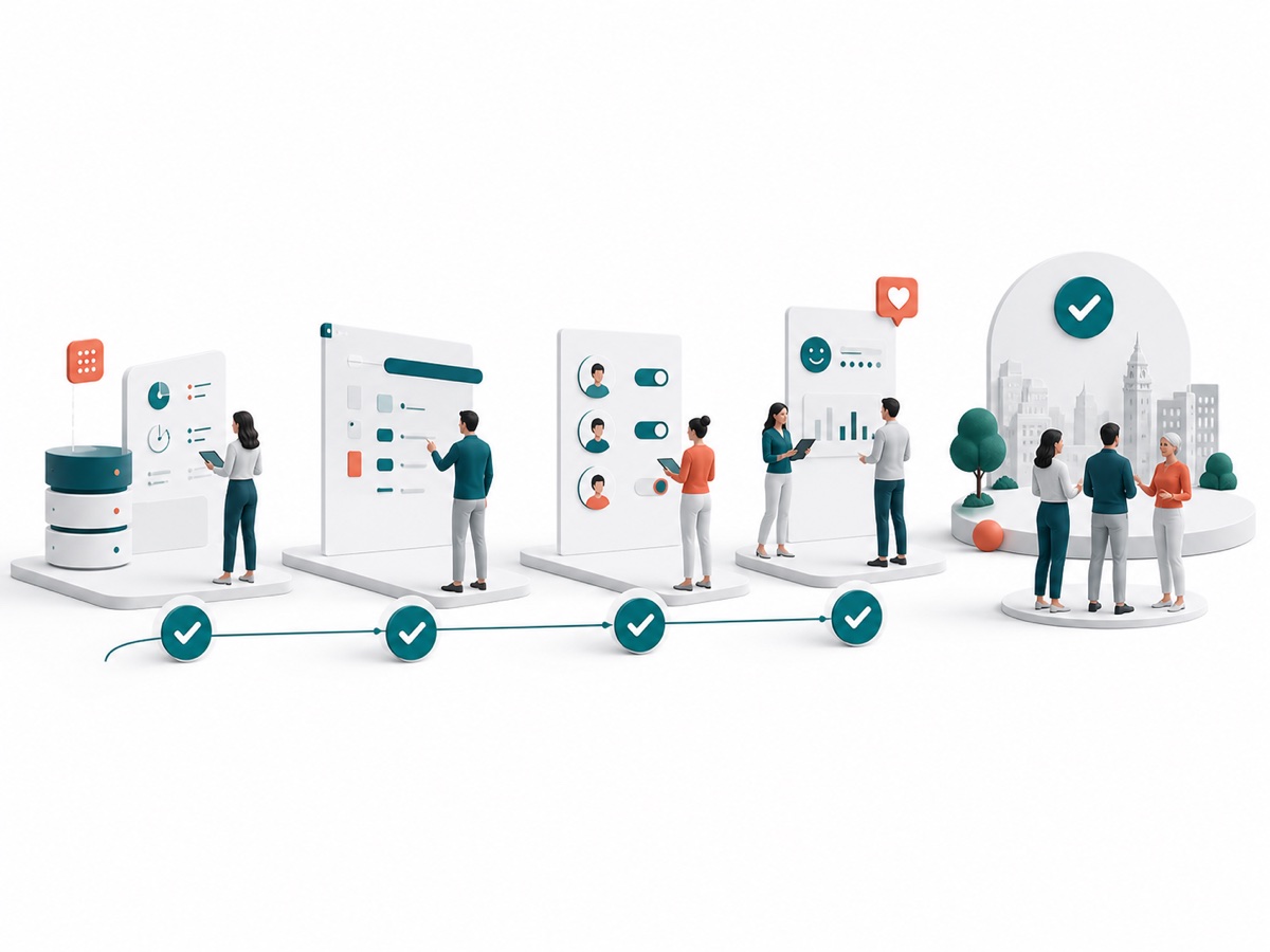 Un parcours numérique est validé à chaque étape avant sa mise en service.